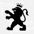 エンブレム デザイン イラスト 獣 モンスター ライオン