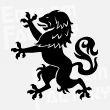 エンブレム デザイン イラスト 獣 モンスター ライオン