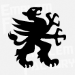 エンブレム デザイン イラスト 獣 モンスター ライオン
