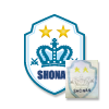 サッカーフットサル用エンブレムワッペンのデザイン