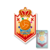 サッカーフットサル用エンブレムワッペンのデザイン